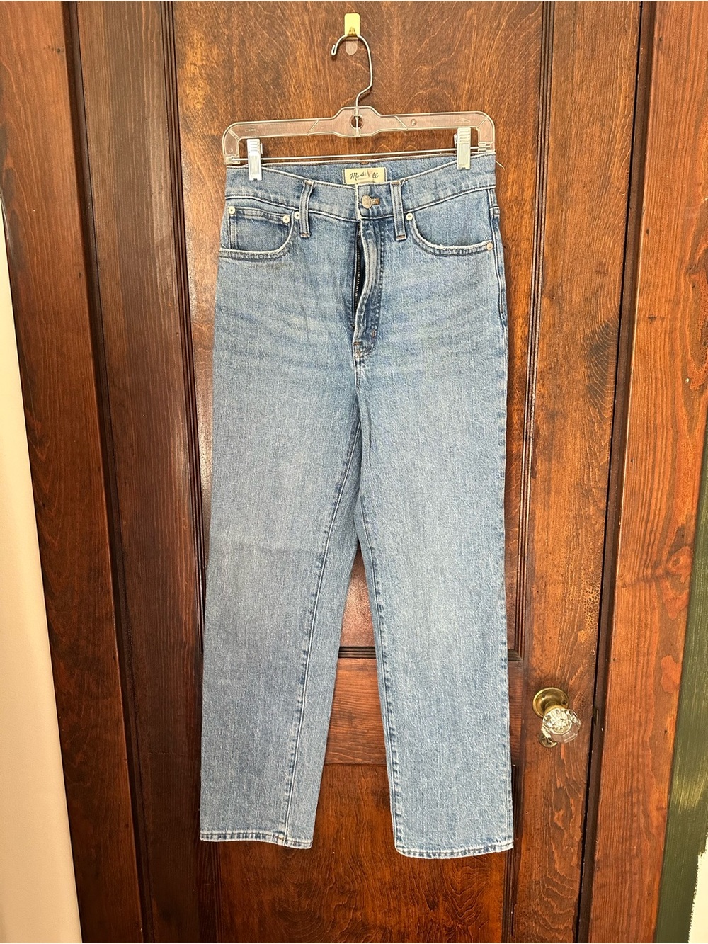 Madewell The Perfect Vintage Straight Jean - Light Blue